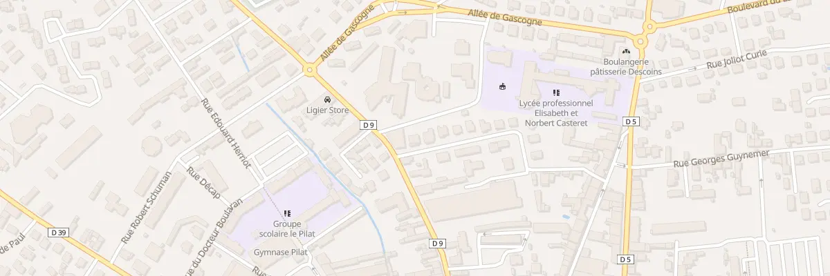 Plan du 1 Rue Ampere à Saint-Gaudens