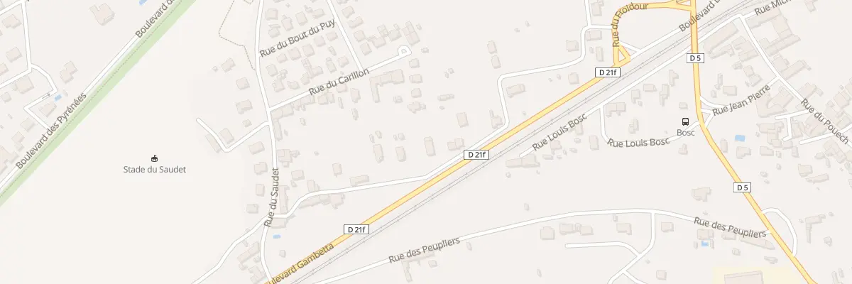 Plan du 28 Rue de Froidour à Saint-Gaudens