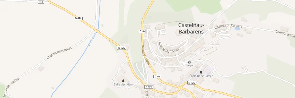 Plan du 27 Rue Longuebrune d’Astarac à Castelnau-Barbarens