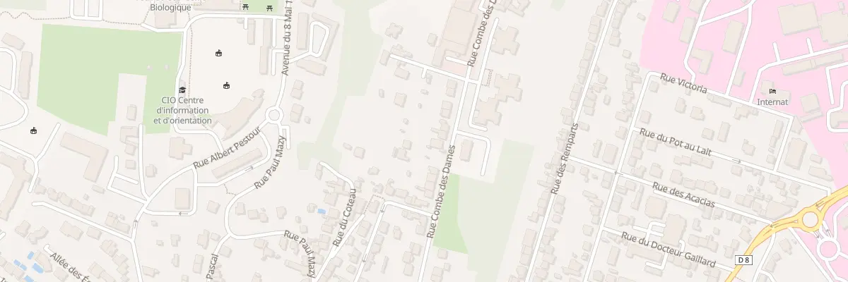 Plan du 121 Rue Combe des Dames à Périgueux