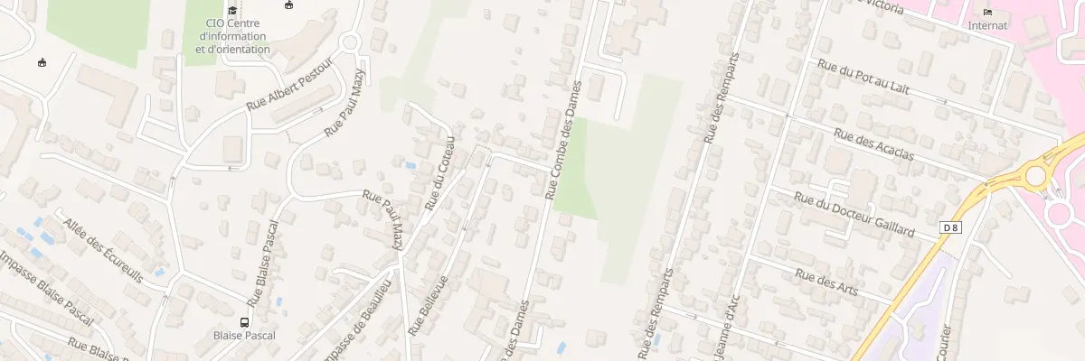 Plan du 107 Rue Combe des Dames à Périgueux
