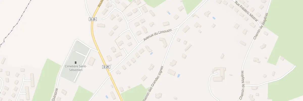 Plan du 13 Av du Limousin à Chabanais