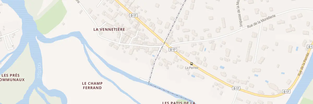 Plan du 2 Rue de la Basse Vennetiére à Montbazon