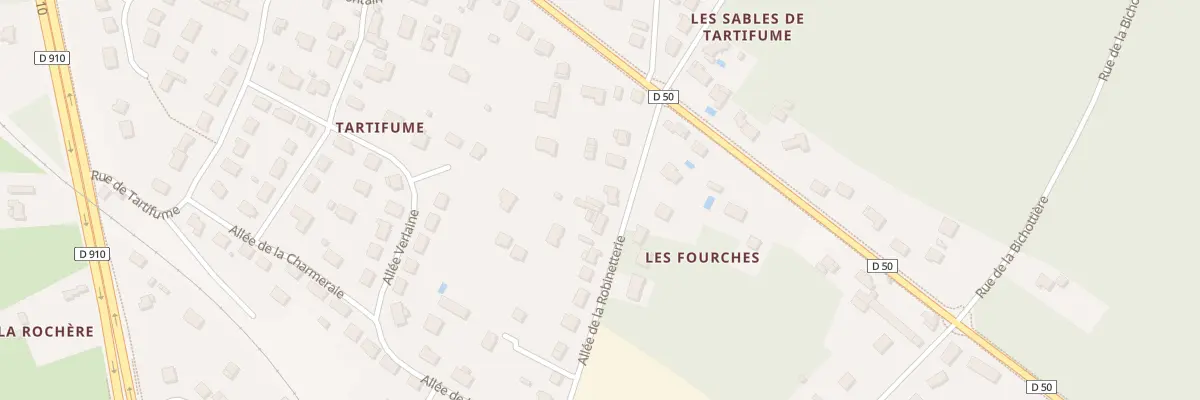 Plan du 3B All de la Robinetterie à Veigné