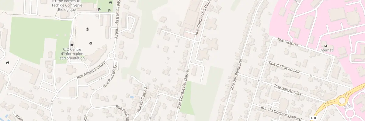 Plan du 125 Rue Combe des Dames à Périgueux