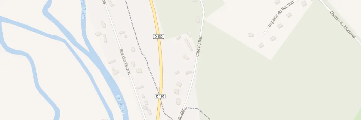 Plan du 11 Cote du Bec au Bec-Hellouin