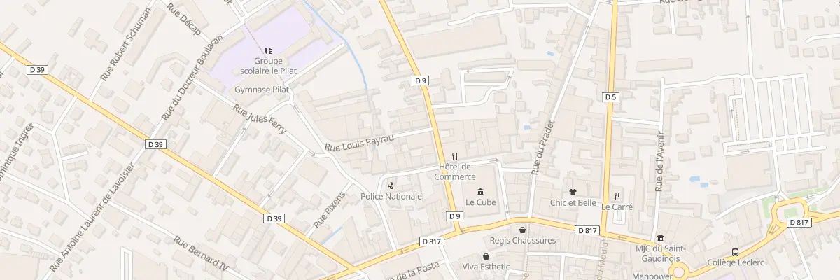 Plan du 10 Rue Louis Payrau à Saint-Gaudens