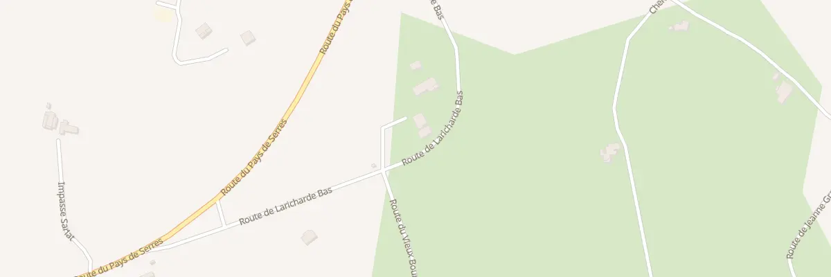 Plan du 6 Rte de Laricharde Bas à Monbalen