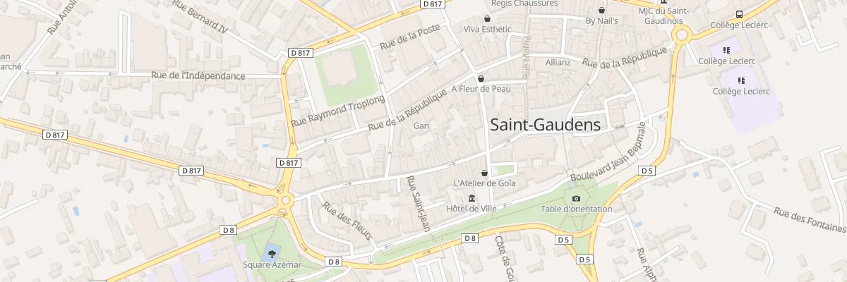 Plan du 12 Rue de la République à Saint-Gaudens