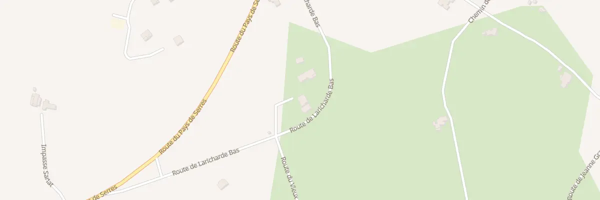Plan du 8 Rte de Laricharde Bas à Monbalen