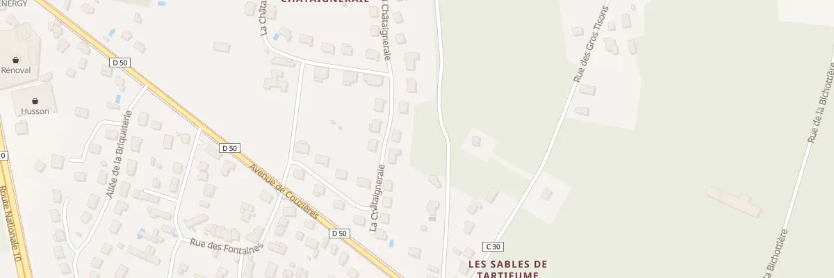 Plan du 20 La Châtaigneraie à Veigné