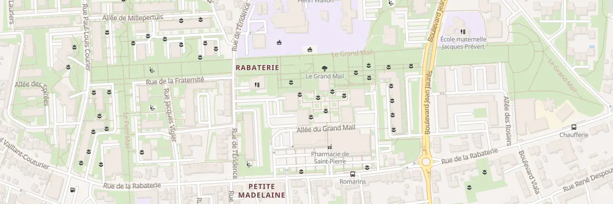 Plan du 7 Res Le Grand Mail à Saint-Pierre-des-Corps