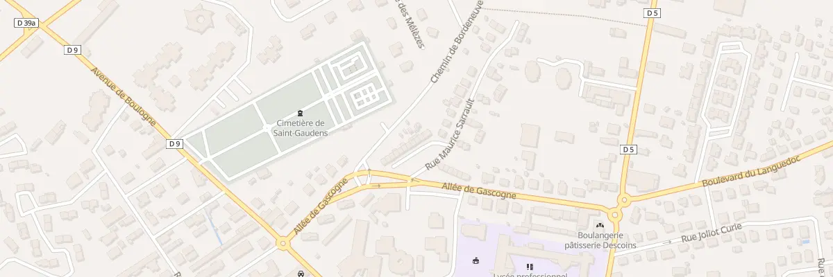Plan du 17 Rue Maurice Sarraut à Saint-Gaudens