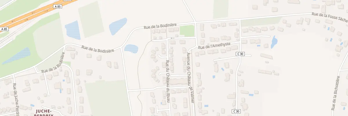 Plan du 6 Rue du Chateau du Rivau à Veigné