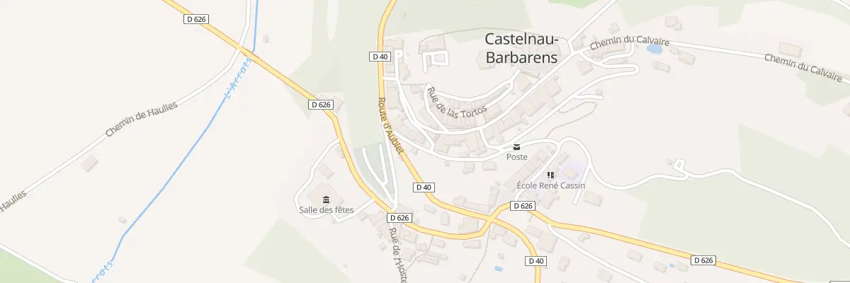 Plan du 1 Rue des Chèvrefeuilles à Castelnau-Barbarens
