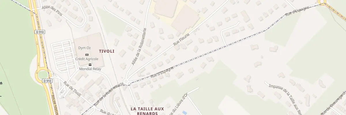 Plan du 5 Rue d’Espagne à Veigné