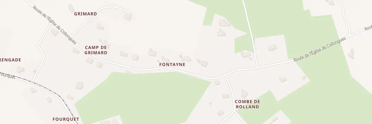 Plan du 1499 Rte de l’Eglise de Collongues à Villeneuve-sur-Lot