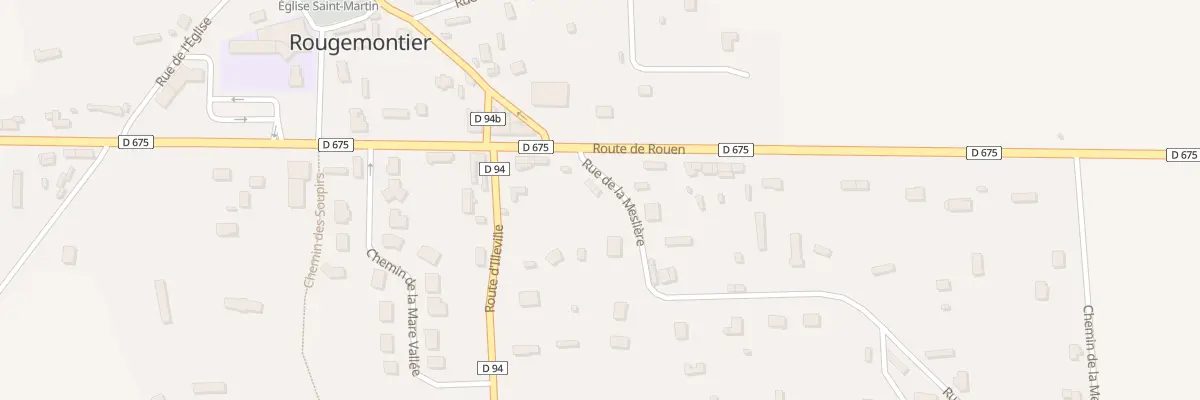 Plan du 2 Rue de la Meslière à Rougemontier