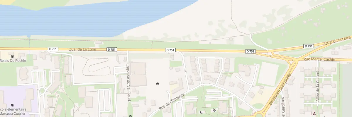 Plan du 108 Quai de la Loire à Saint-Pierre-des-Corps