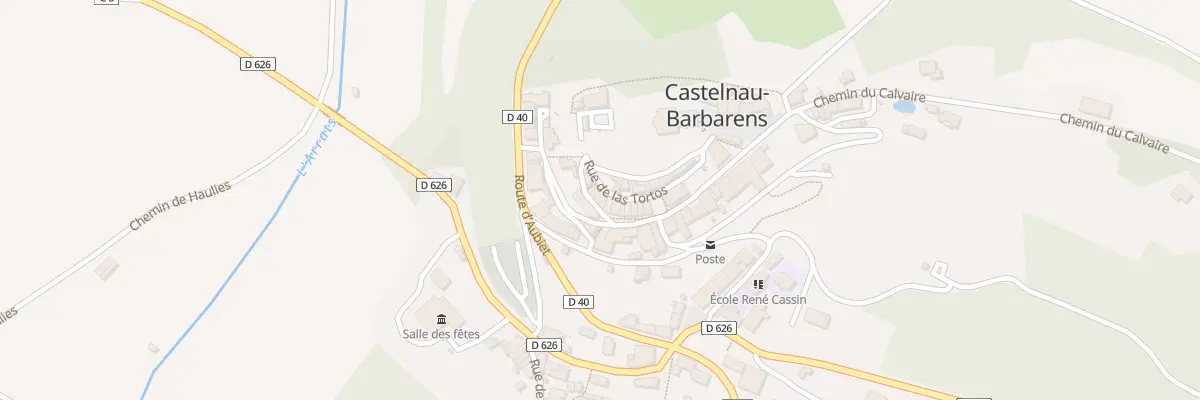 Plan du 13 Rue de Las Tortos à Castelnau-Barbarens