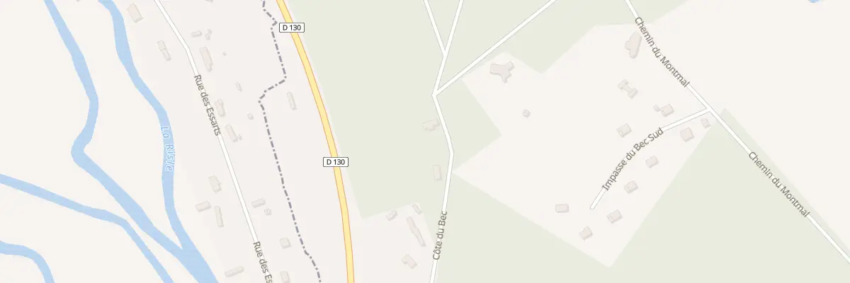 Plan du 17 Cote du Bec au Bec-Hellouin