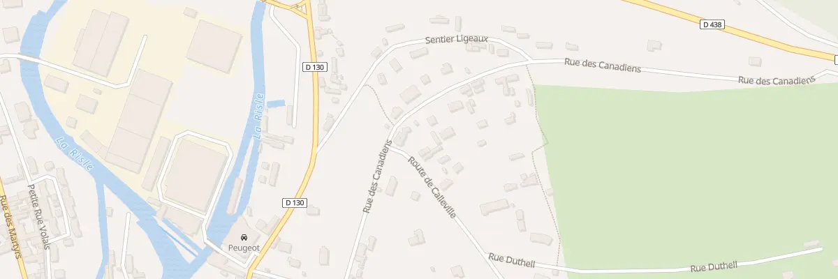 Plan du 1 Rte de Calleville à Brionne