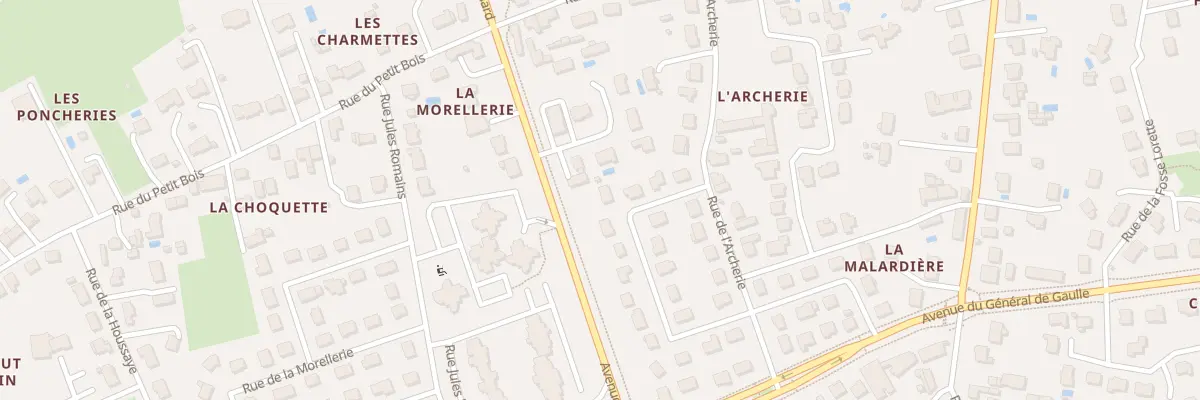 Plan du 7 Rue de la Fosse Primault à Saint-Avertin