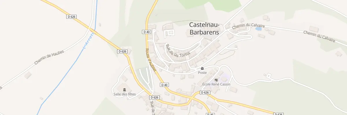Plan du 2 Rue Soeur Belvèze à Castelnau-Barbarens