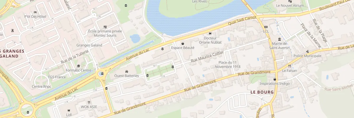 Plan du 8 Rue Moreau Chaumier à Saint-Avertin