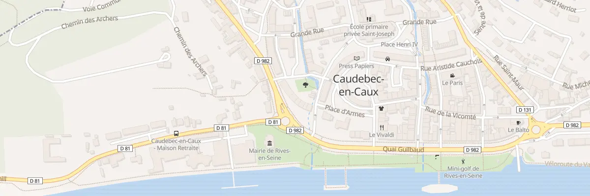 Plan du 9012 Rue du Huit Mai à Rives-en-Seine