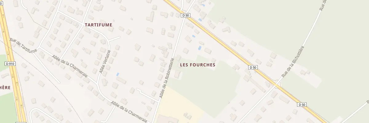 Plan du 4B All de la Robinetterie à Veigné