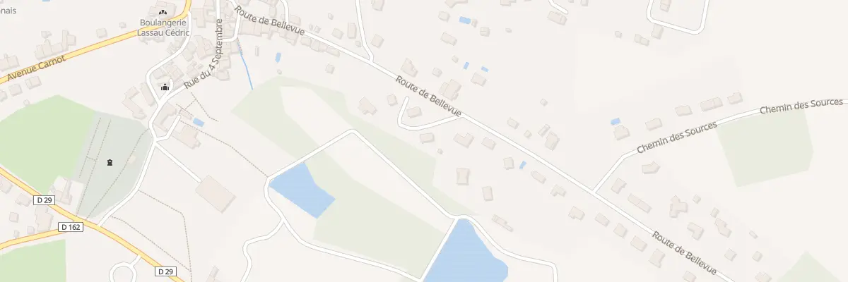 Plan du 29B Rte de Bellevue à Chabanais