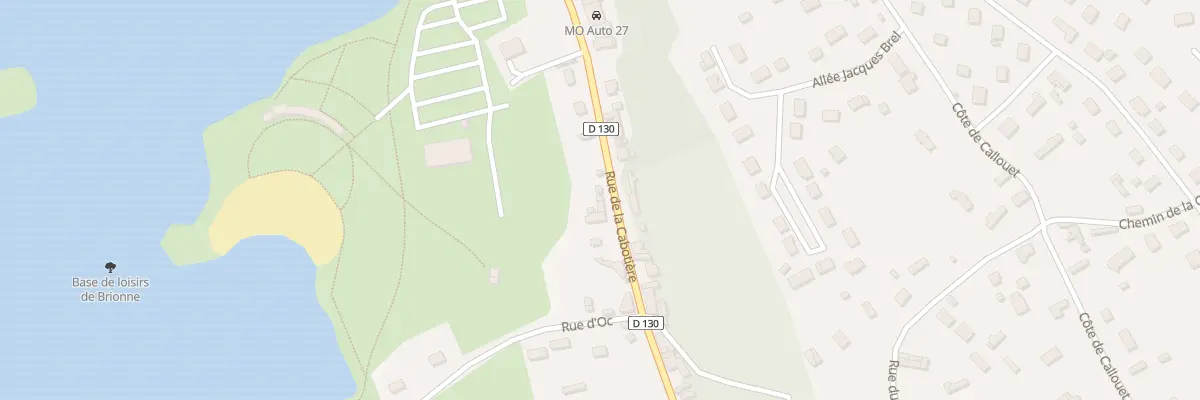 Plan du 12 Rue de la Cabotière à Brionne
