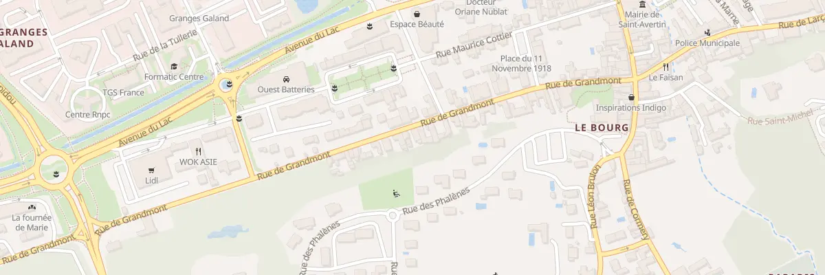 Plan du 36 Rue de Grandmont à Saint-Avertin