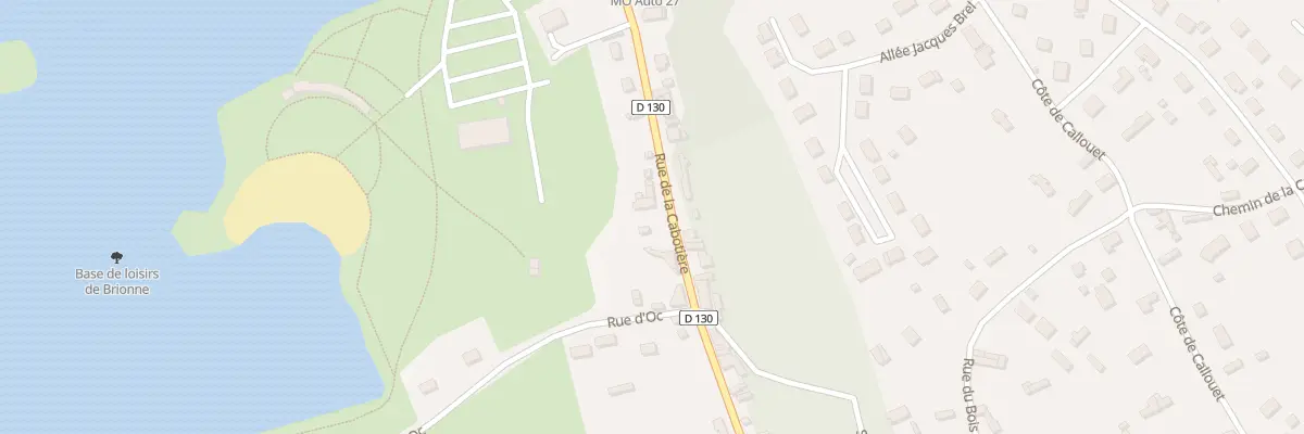 Plan du 16 Rue de la Cabotière à Brionne