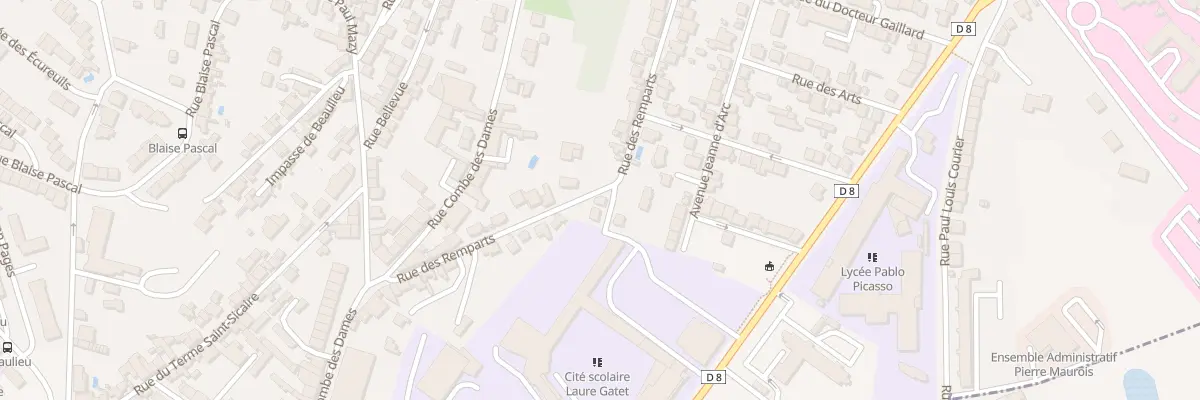 Plan du 24B Rue des Remparts à Périgueux