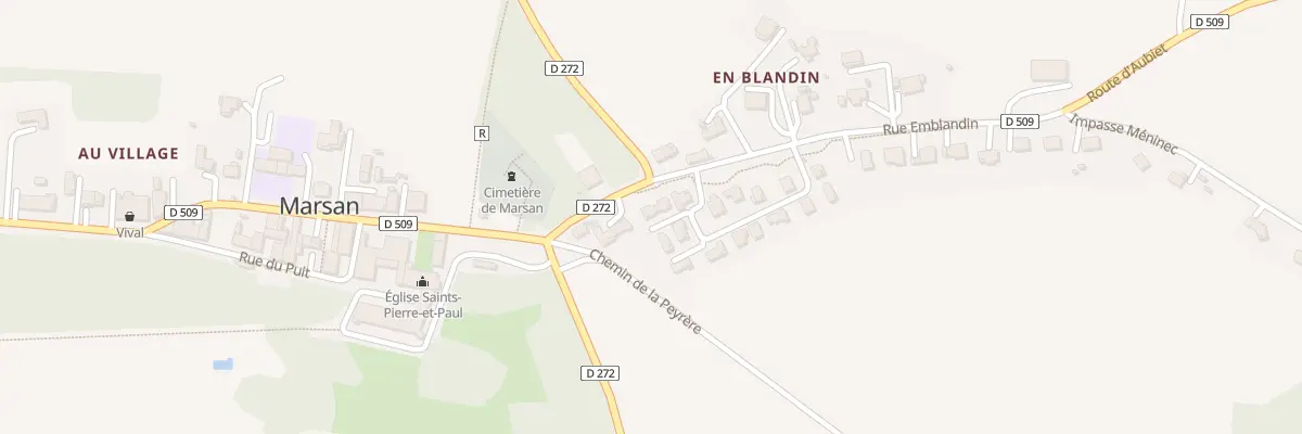 Plan du 159 Rue Meninec à Marsan