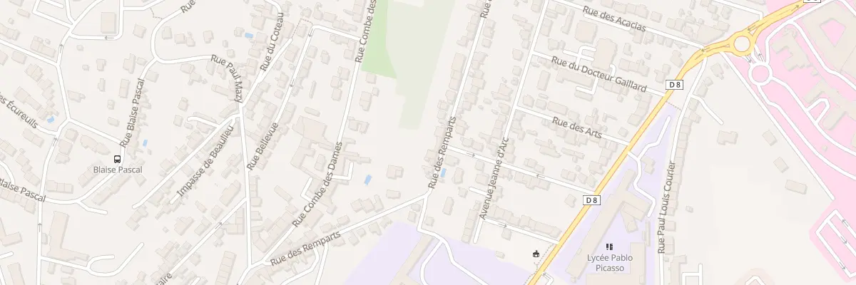 Plan du 43 Rue des Remparts à Périgueux