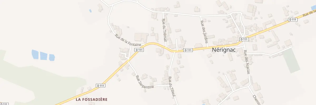 Plan du 15 Rue de la Grande Blourde à Nérignac