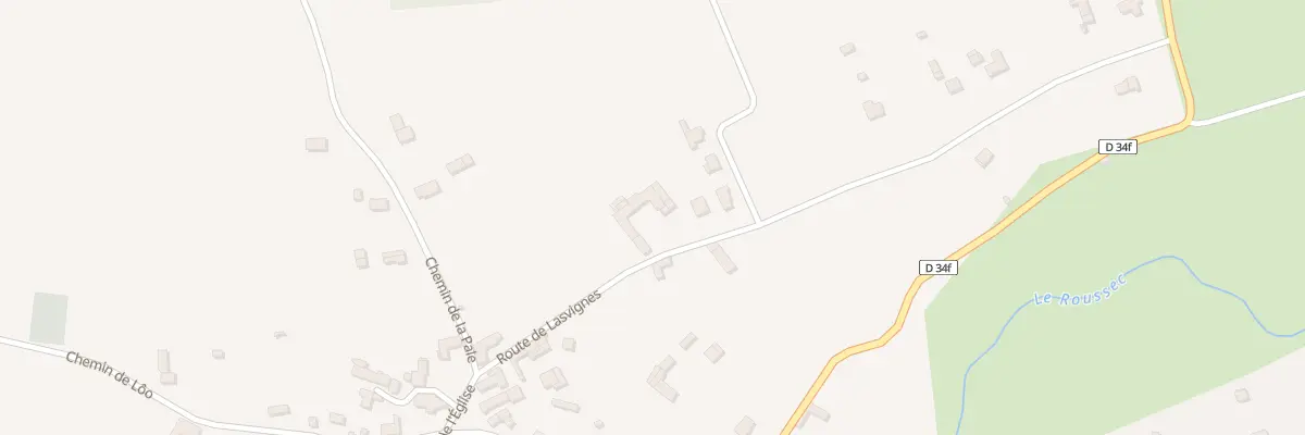 Plan du 176 Rte de Lasvignes à Régades