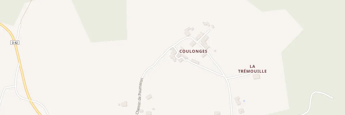 Plan du 233 Coulonge Sud à Champagnac-de-Belair