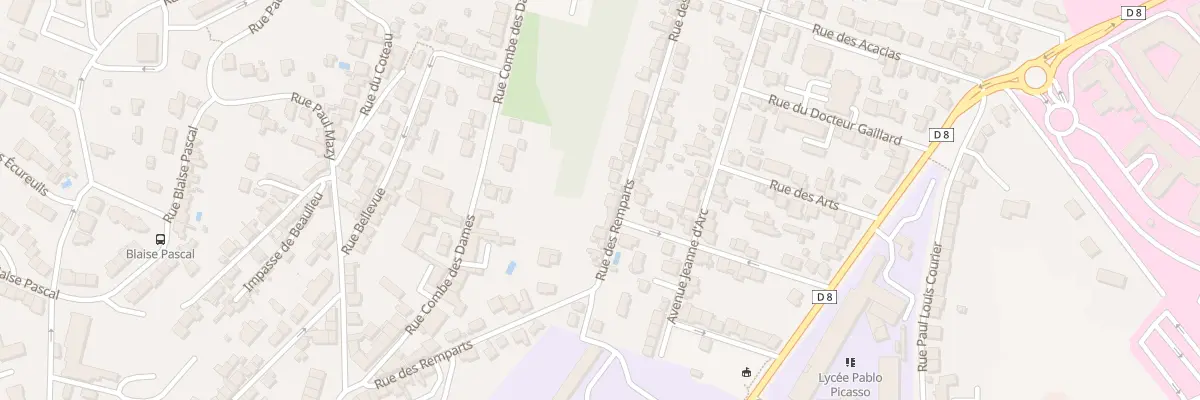 Plan du 45 Rue des Remparts à Périgueux