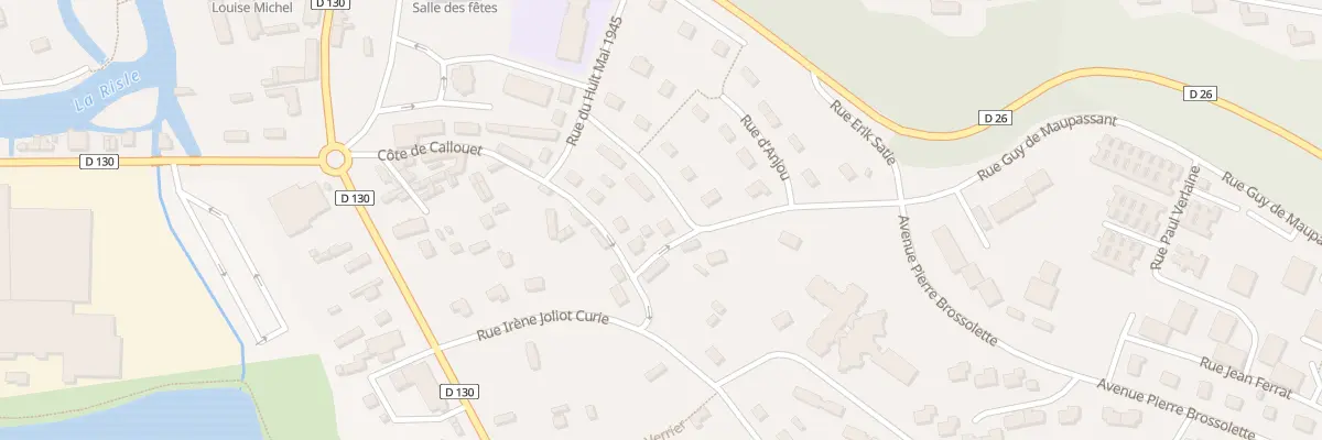 Plan du 4 Rue Guy de Maupassant à Brionne