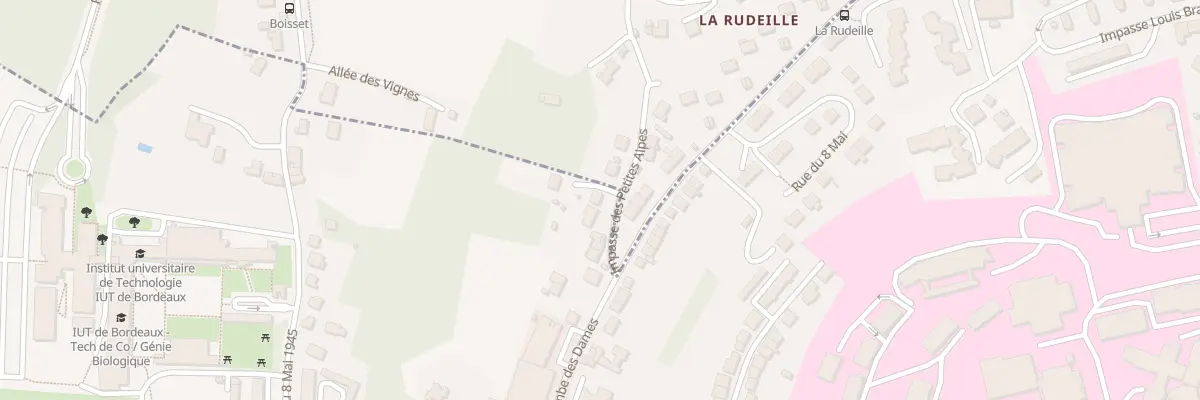 Plan du 169T Rue Combe des Dames à Périgueux