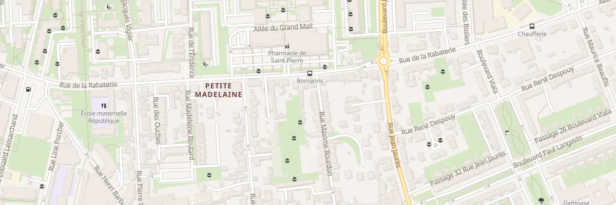 Plan du 7 Rue Maxime Bourdon à Saint-Pierre-des-Corps