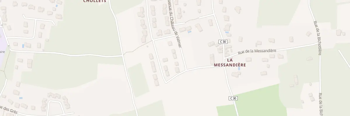 Plan du 29 Av du Chateau de Valmer à Veigné