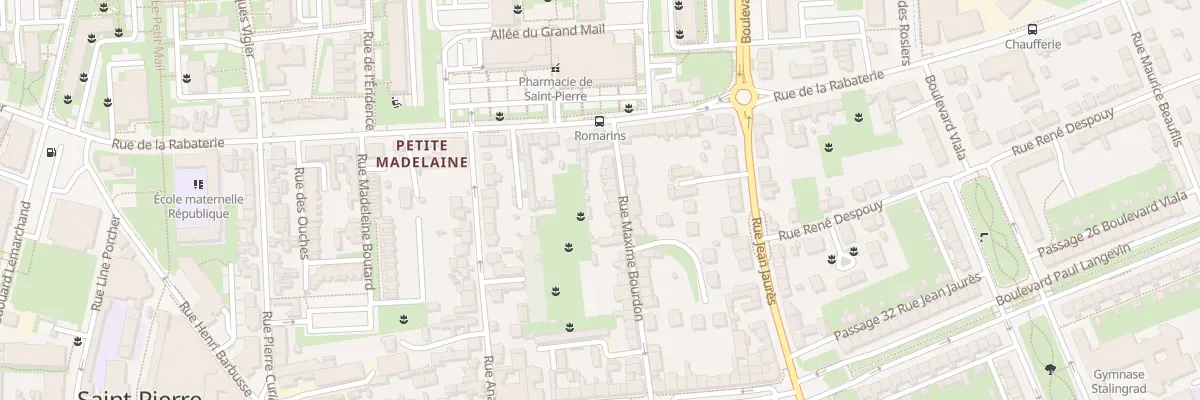 Plan du 11 Rue Maxime Bourdon à Saint-Pierre-des-Corps