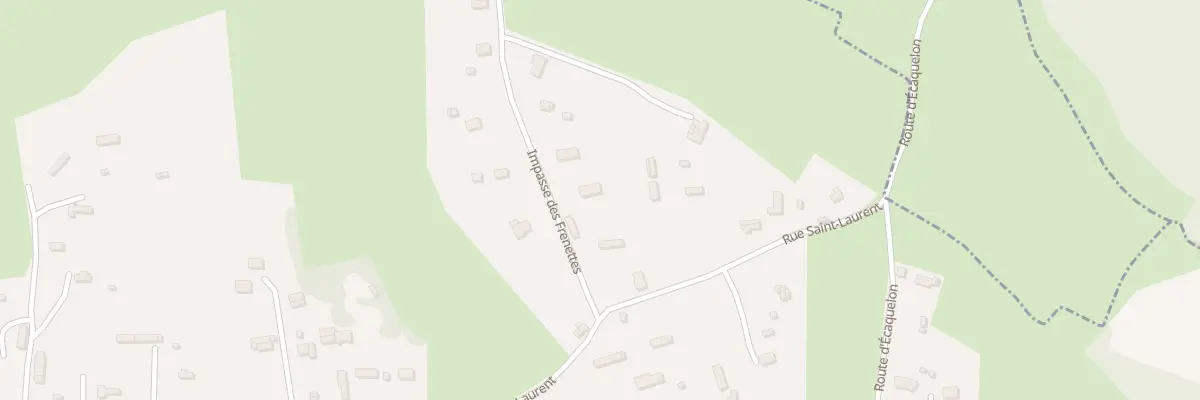 Plan du 2 Imp des Frenettes à Thierville