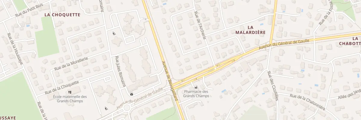 Plan du 21 Rue de la Fosse Primault à Saint-Avertin