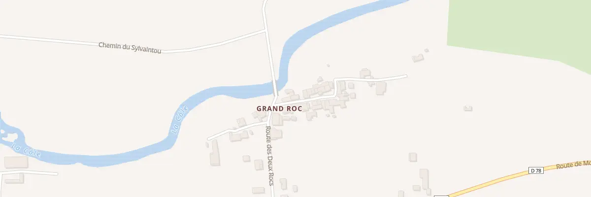 Plan du 123A Grand Roc à Condat-sur-Trincou